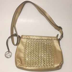 Style & Co. 💰SALE Pocketbook Gold Frost Metallic Gold Sequin Detail Adjustable